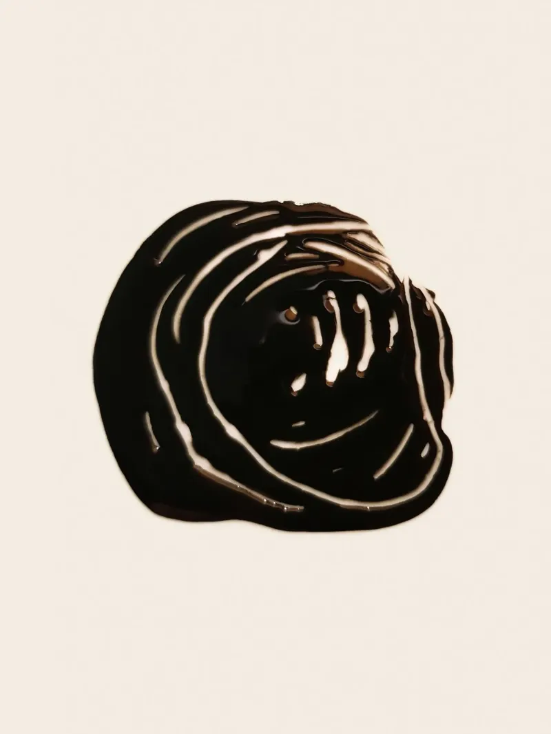 Ink Shape 1 | Minimal Abstract hahnemühle de sabidussi