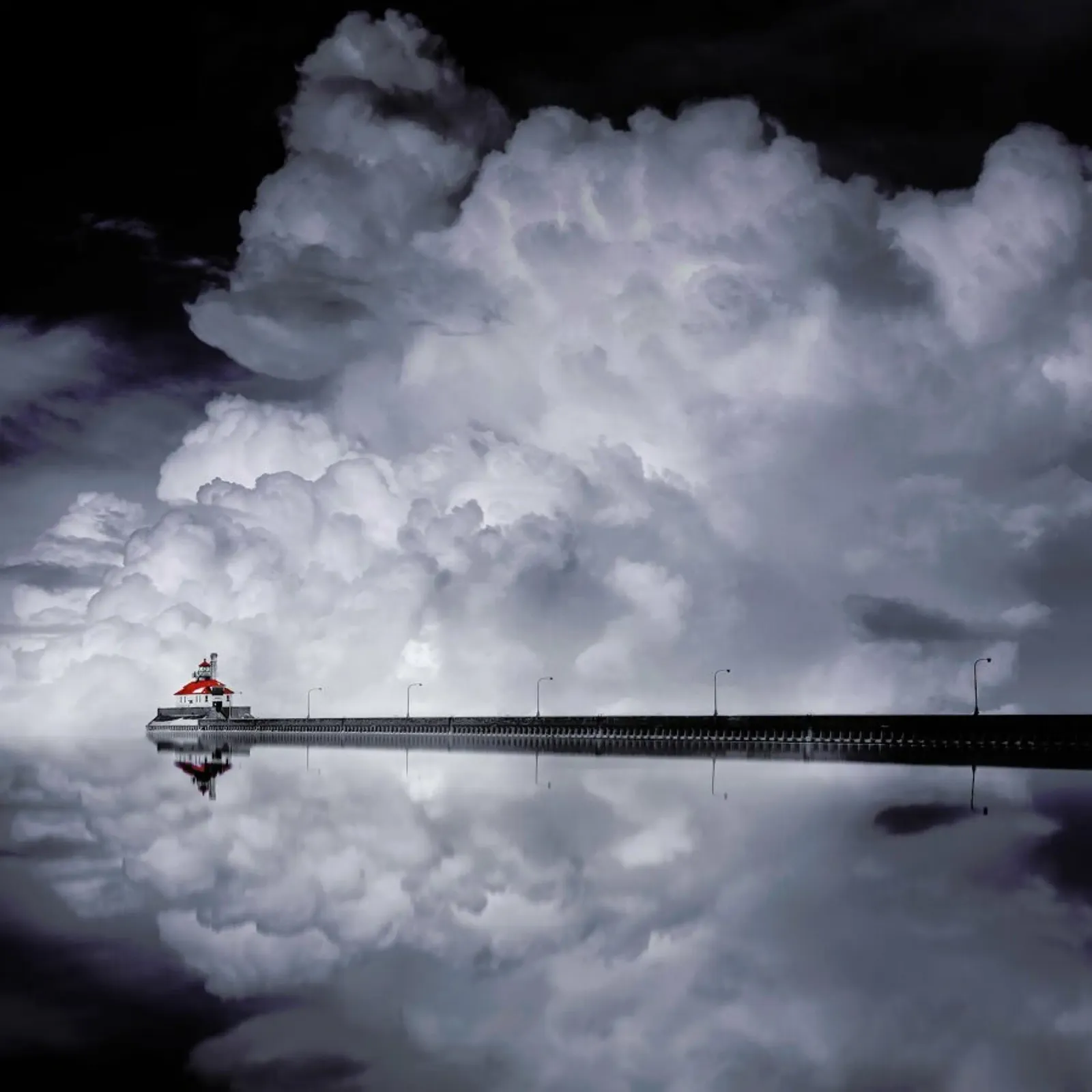Cloud Desending - Like He alluminio dibond da Pictufy