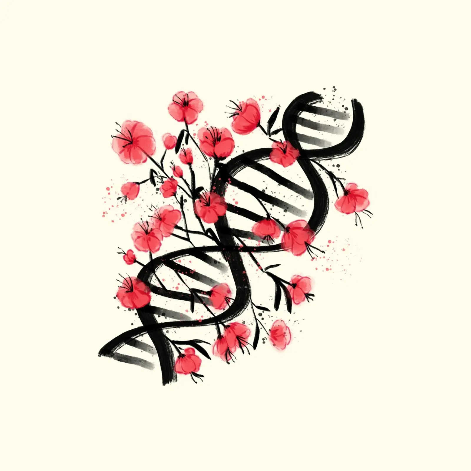 Sakura Sumie DNA pellicola backlit da Tobe Fonseca