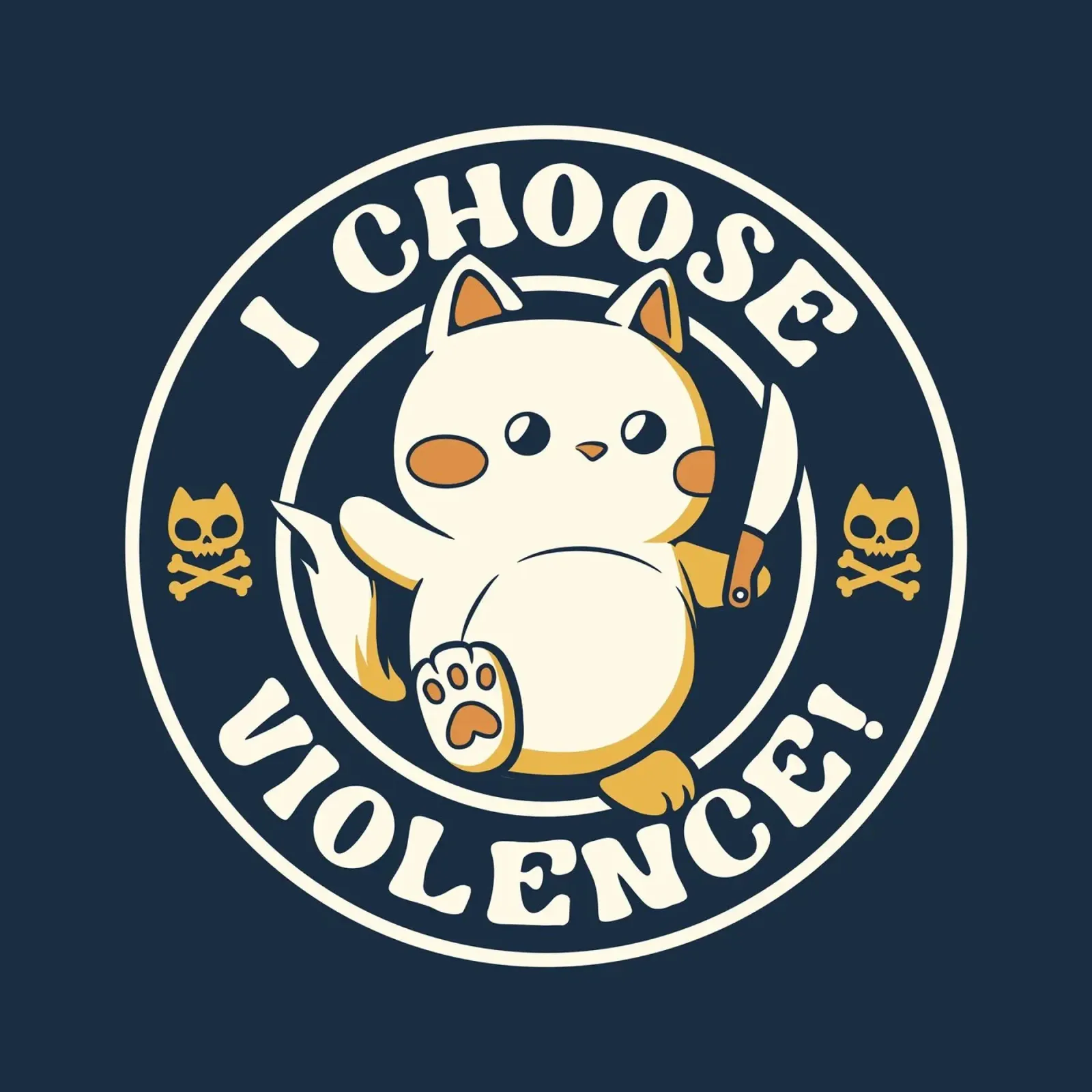 I Choose Violence Cat pannello forex da Tobe Fonseca