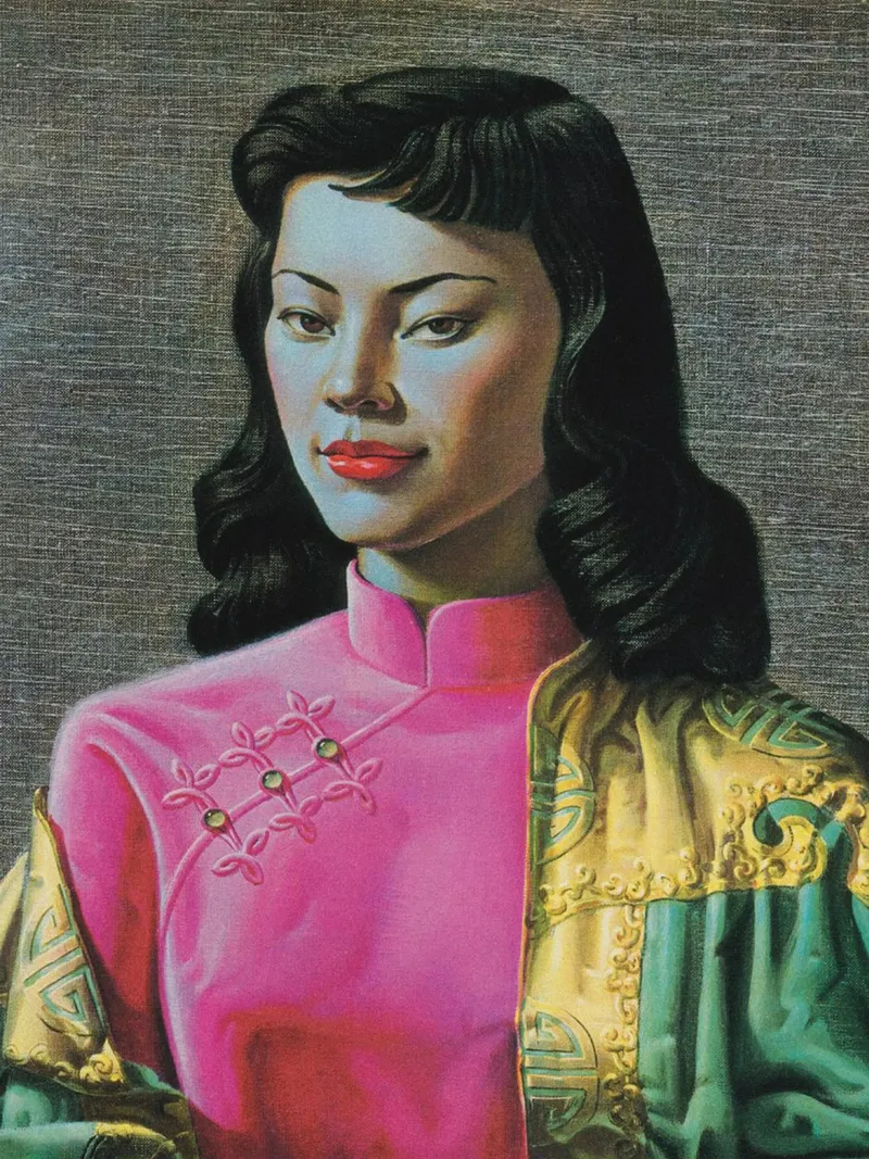 Miss Wong, by Vladimir Tretchikoff, 1950s. pellicola backlit da Honeymoon Hotel