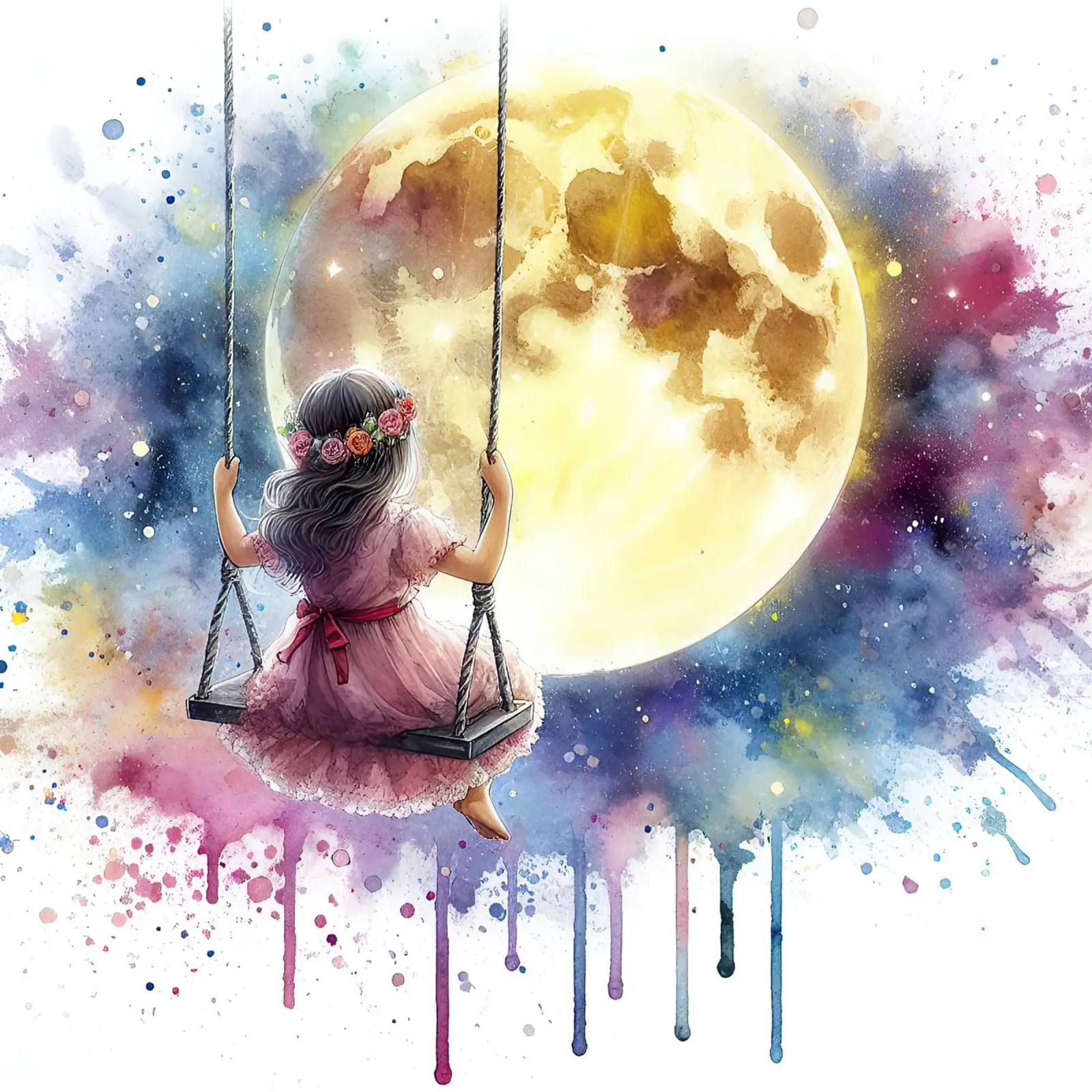 L'oscillazione della luna pellicola backlit da 🎁 ARTVI-SHOP