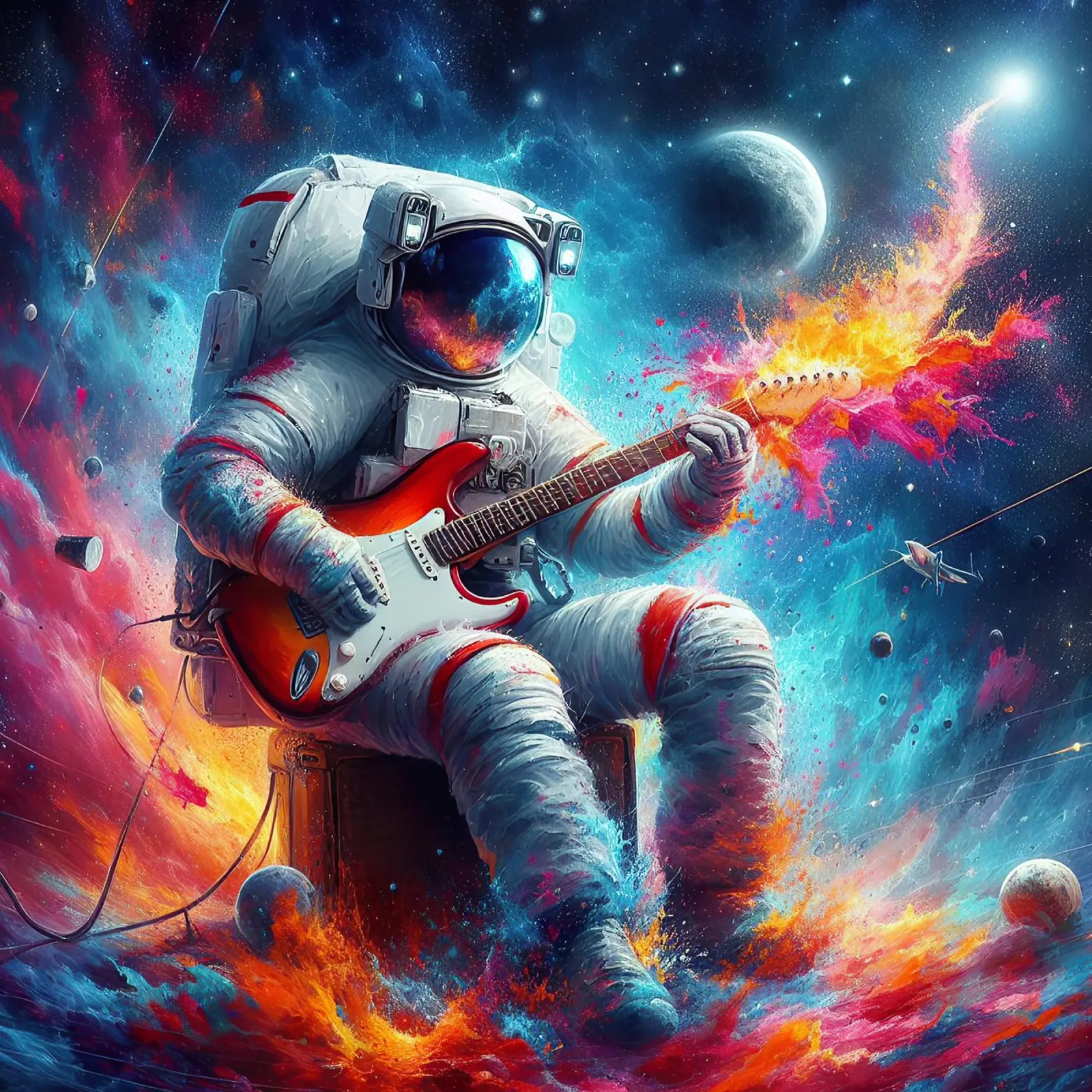 Astronauta in concerto pellicola backlit da ARTVI-SHOP