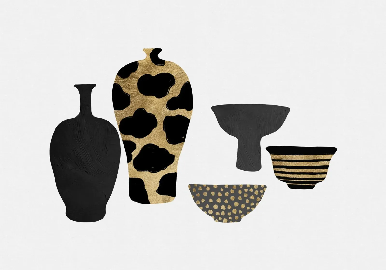 Patterned Vases acrylic glass by Orara Studio