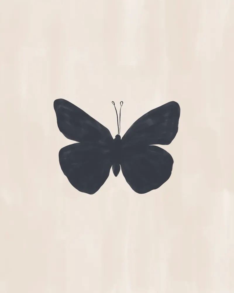 Farfalla alluminio dibond da Ivy Green Illustrations