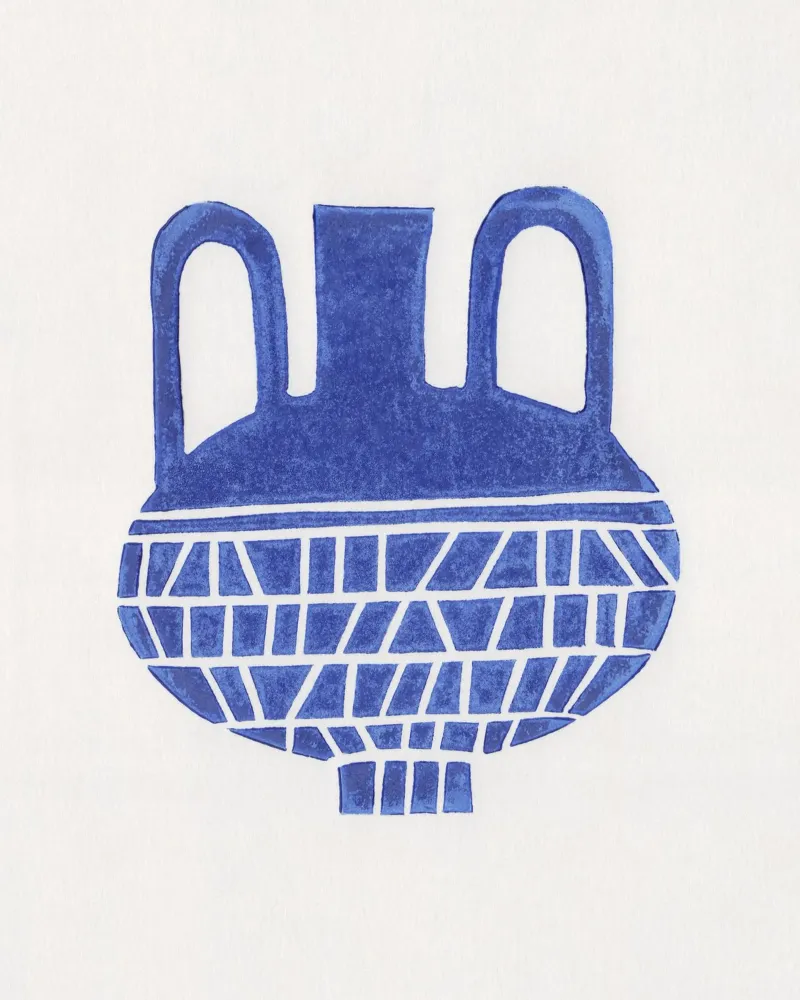 Vaso Linocut #6 poster da Alisa Galitsyna