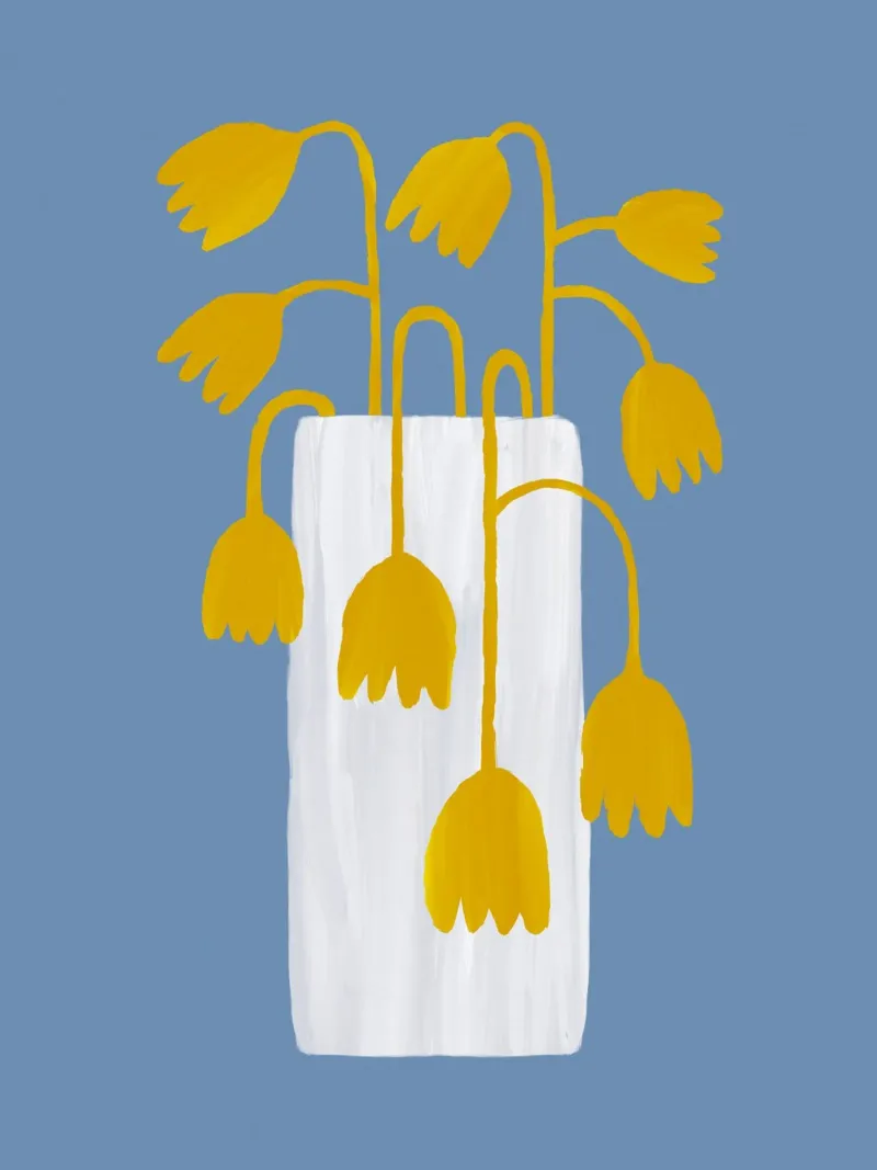 Vaso retrò poster da Orara Studio