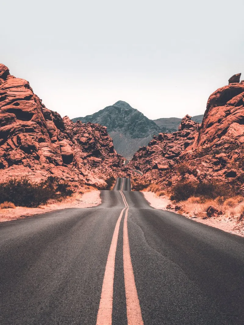 Desert Road - Path into the unknown hahnemühle by Whole©