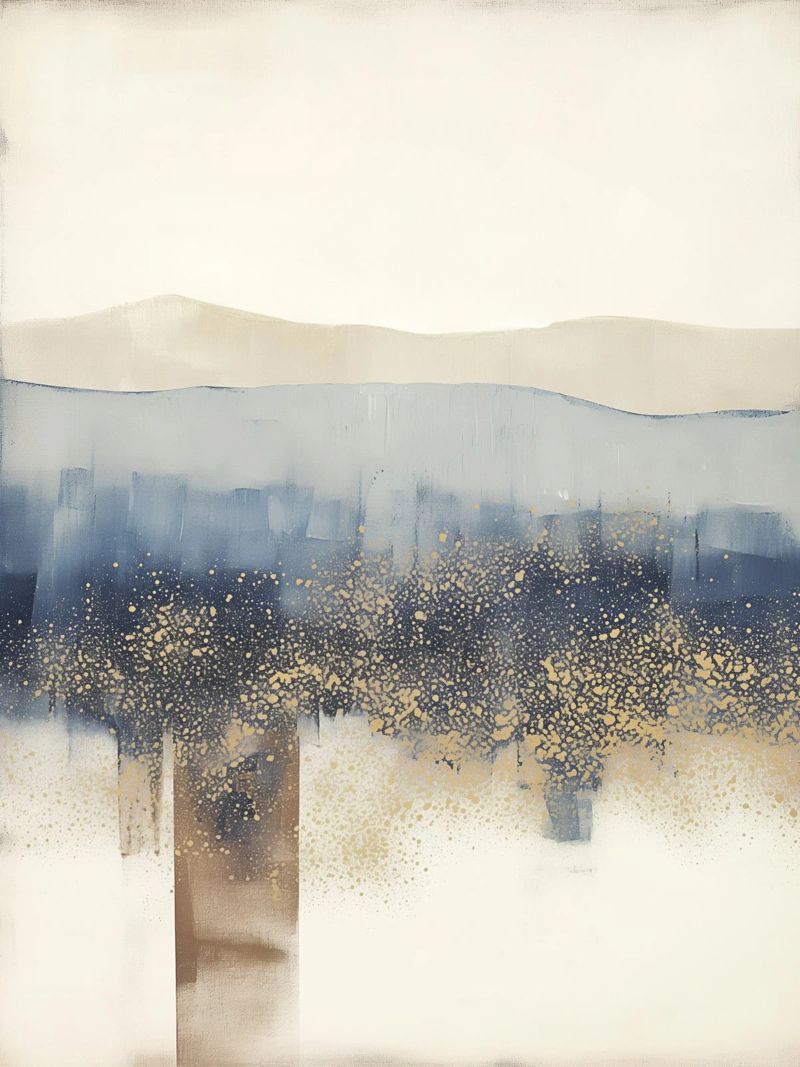 Texture naturelle abstraite Theo poster de Carinaprint