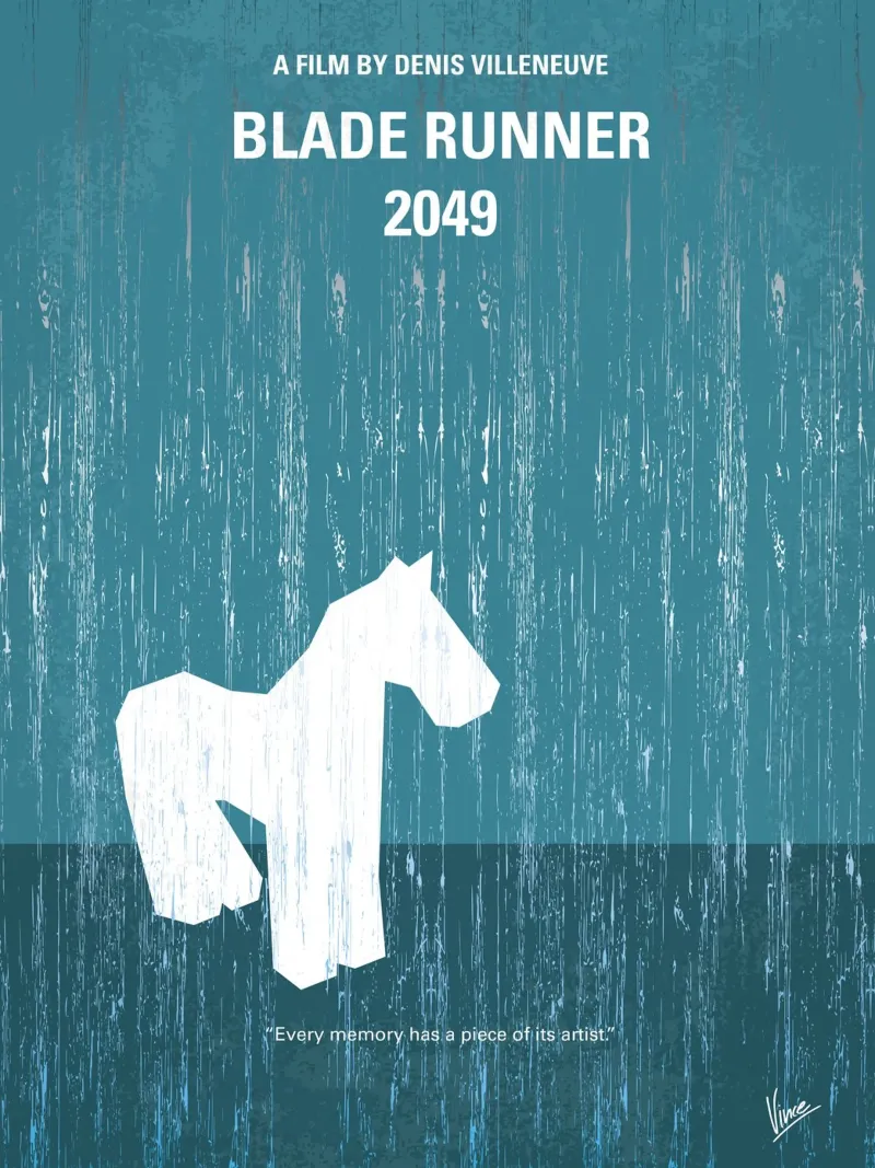 No881 My Blade runner 2049 minimal movie poster tela con Cornice a cassetta da Chungkong