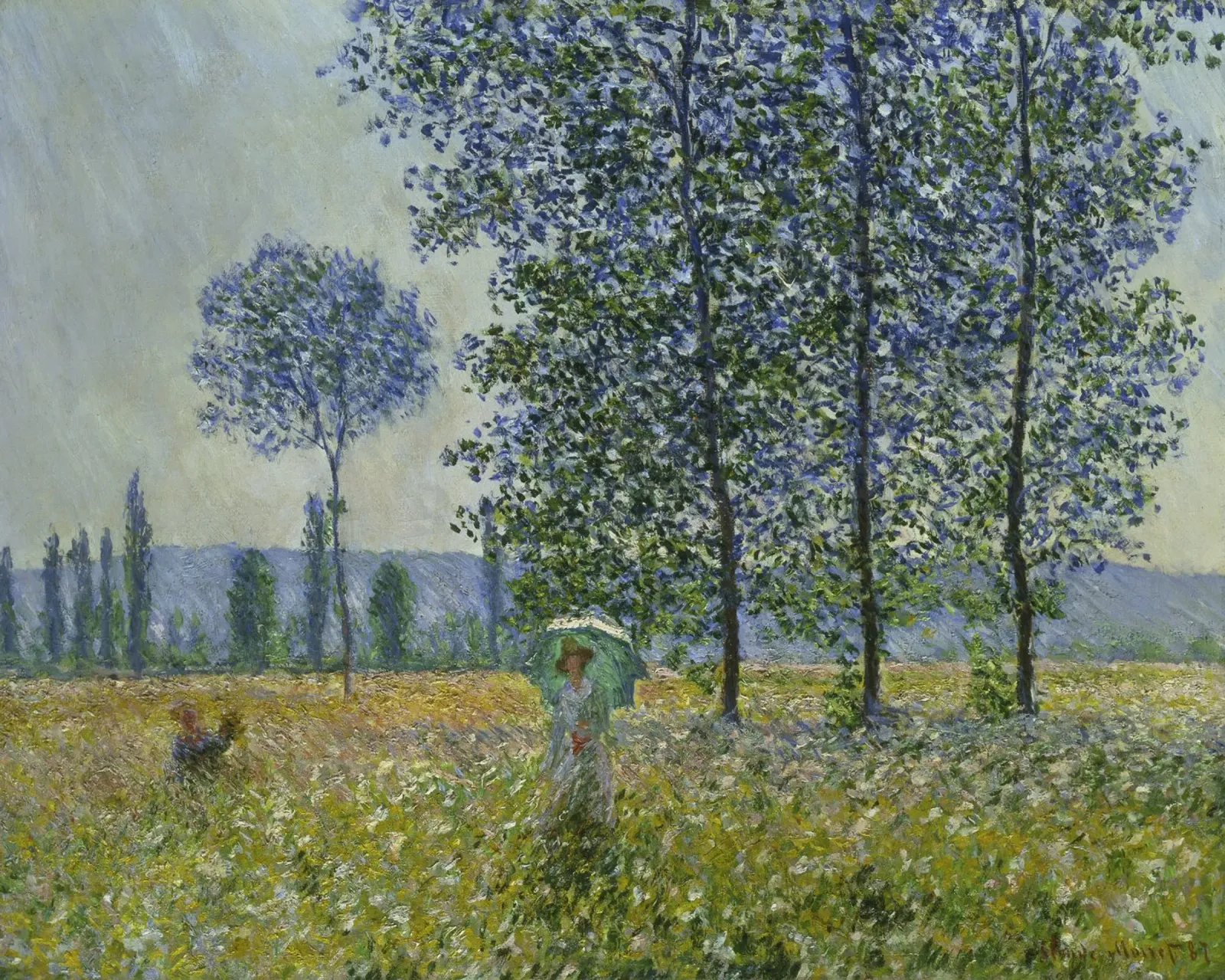 Monet - Fields in Spring canvas by ARTOTHEK