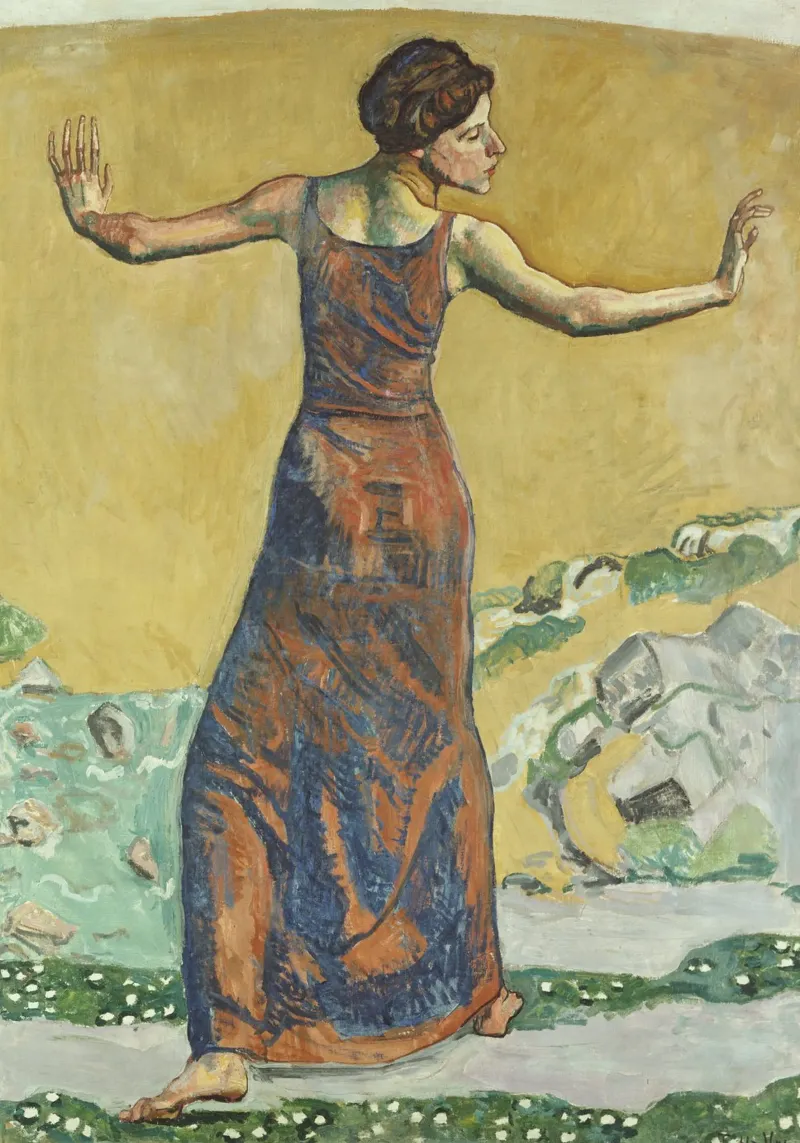 Hodler - Donna felice pellicola backlit da ARTOTHEK