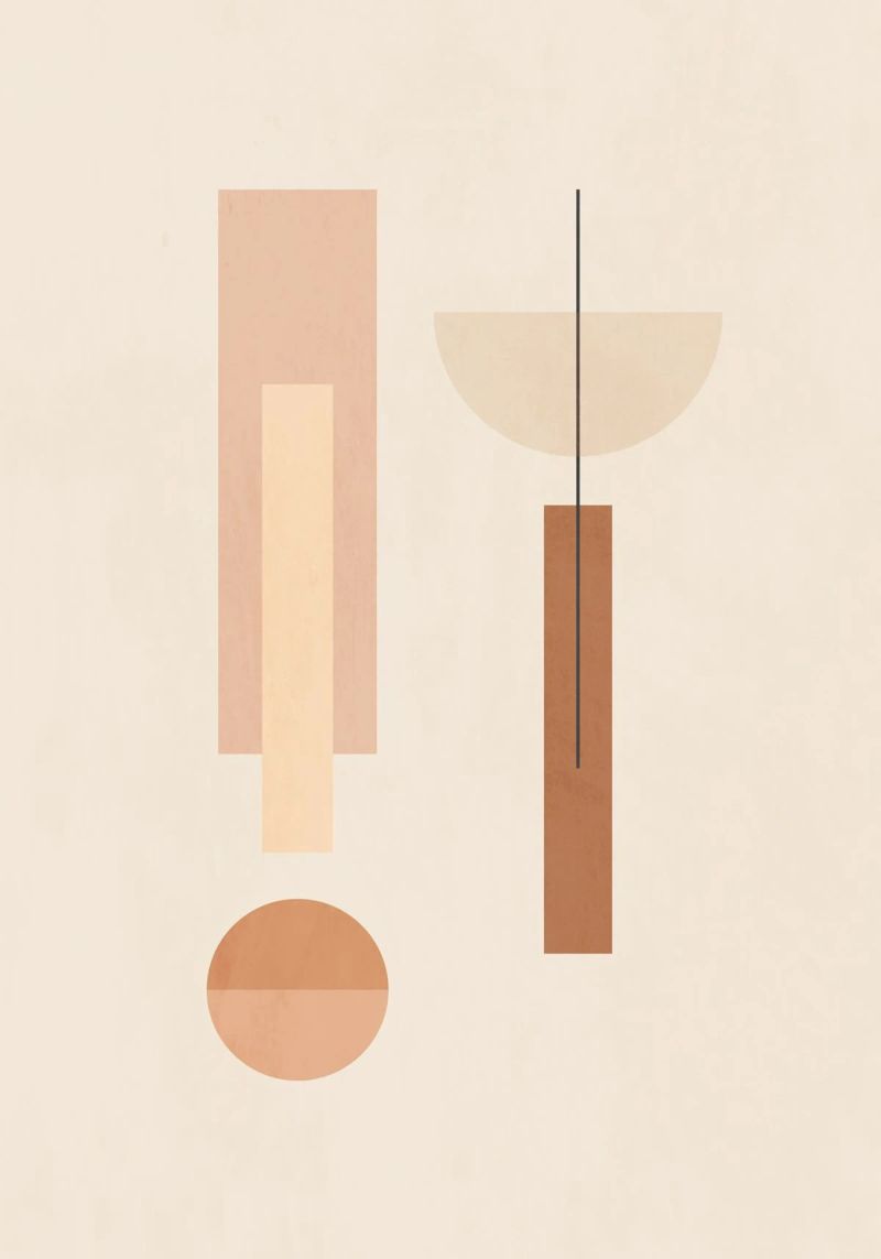Geometrische Minimalformen 89 Poster von Gaite