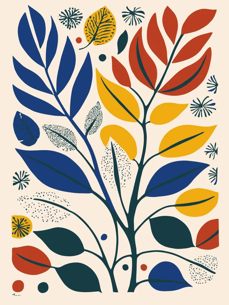Red, Yellow, and Blue carta hahnemühle da Artsy Bessy