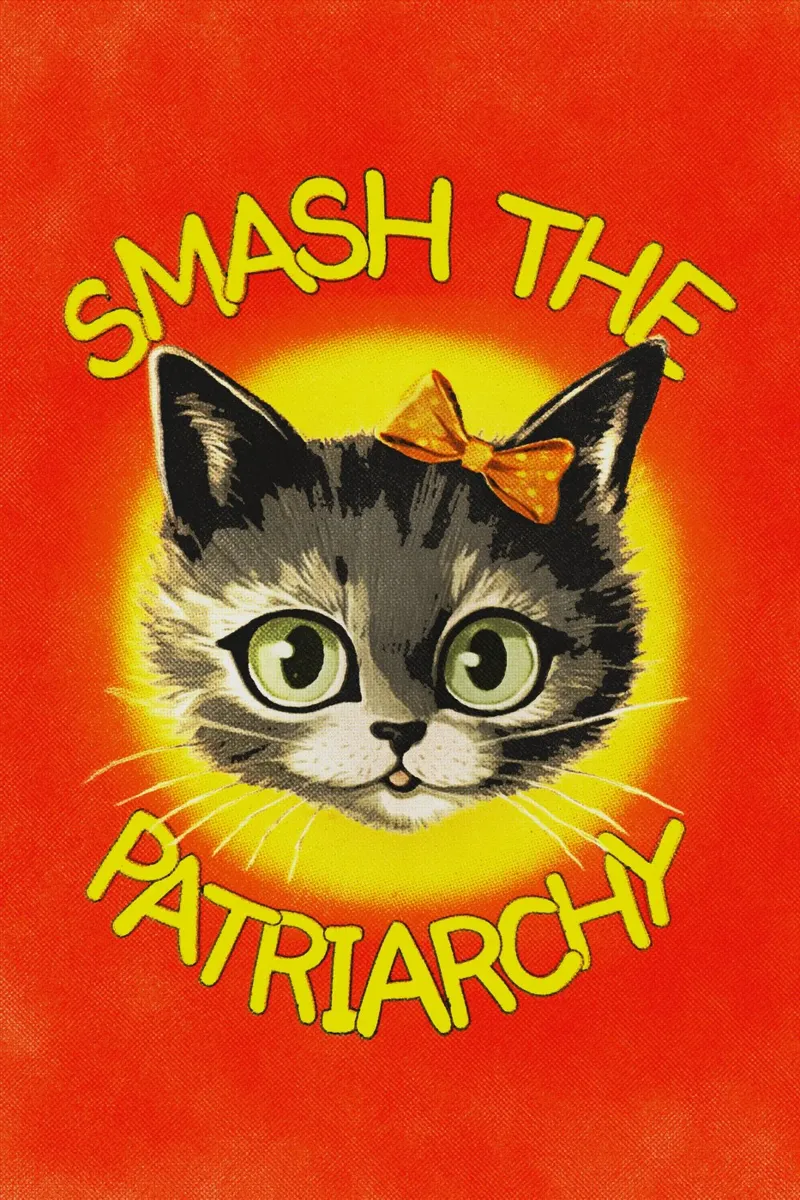 Smash The Patriarchy pellicola backlit da Jonas Loose