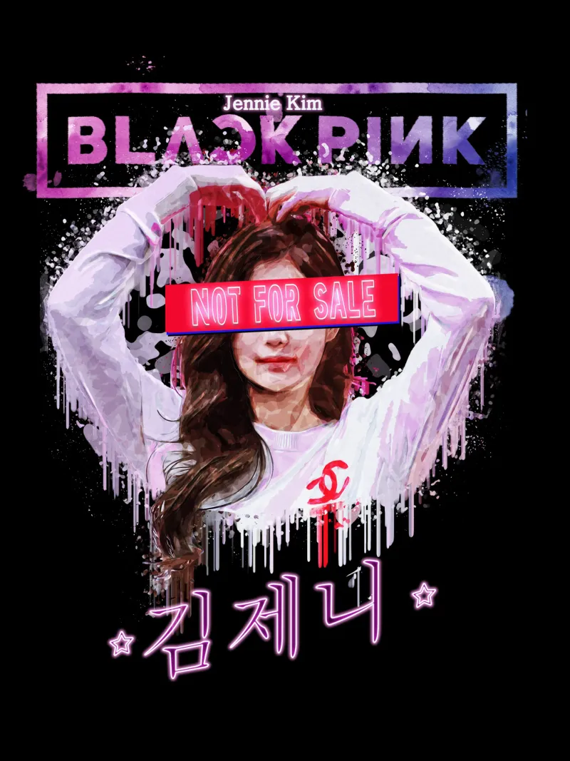 Jennie kim Non in vendita pellicola backlit da Gunawan Rb