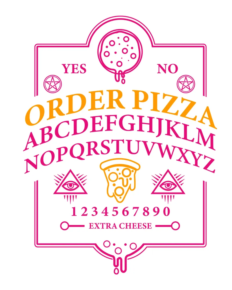 Order Pizza pellicola backlit da edsonramosart