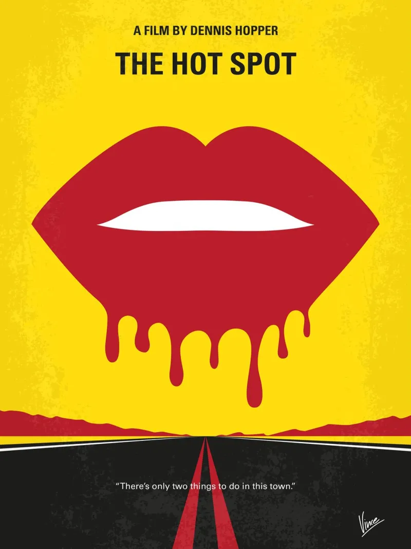 No908 My The Hot Spot minimal movie poster poster con marco de aluminio de Chungkong