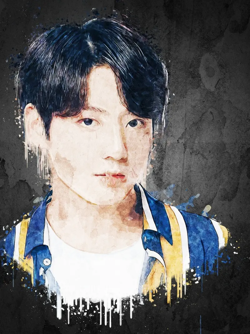 Jungkook pellicola backlit da Gunawan Rb