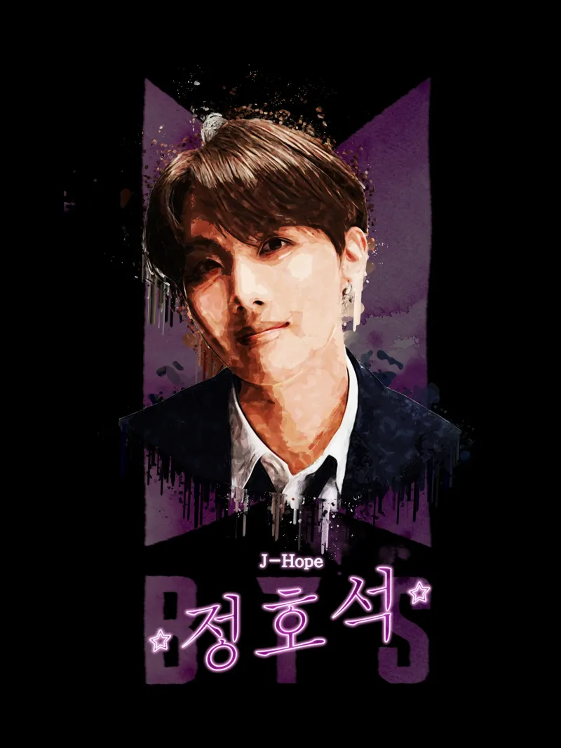 J-Hope - BTS pellicola backlit da Gunawan Rb