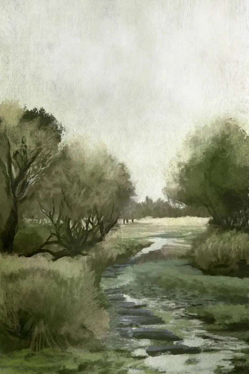 Passeggiata nella brughiera tela da Dan Hobday