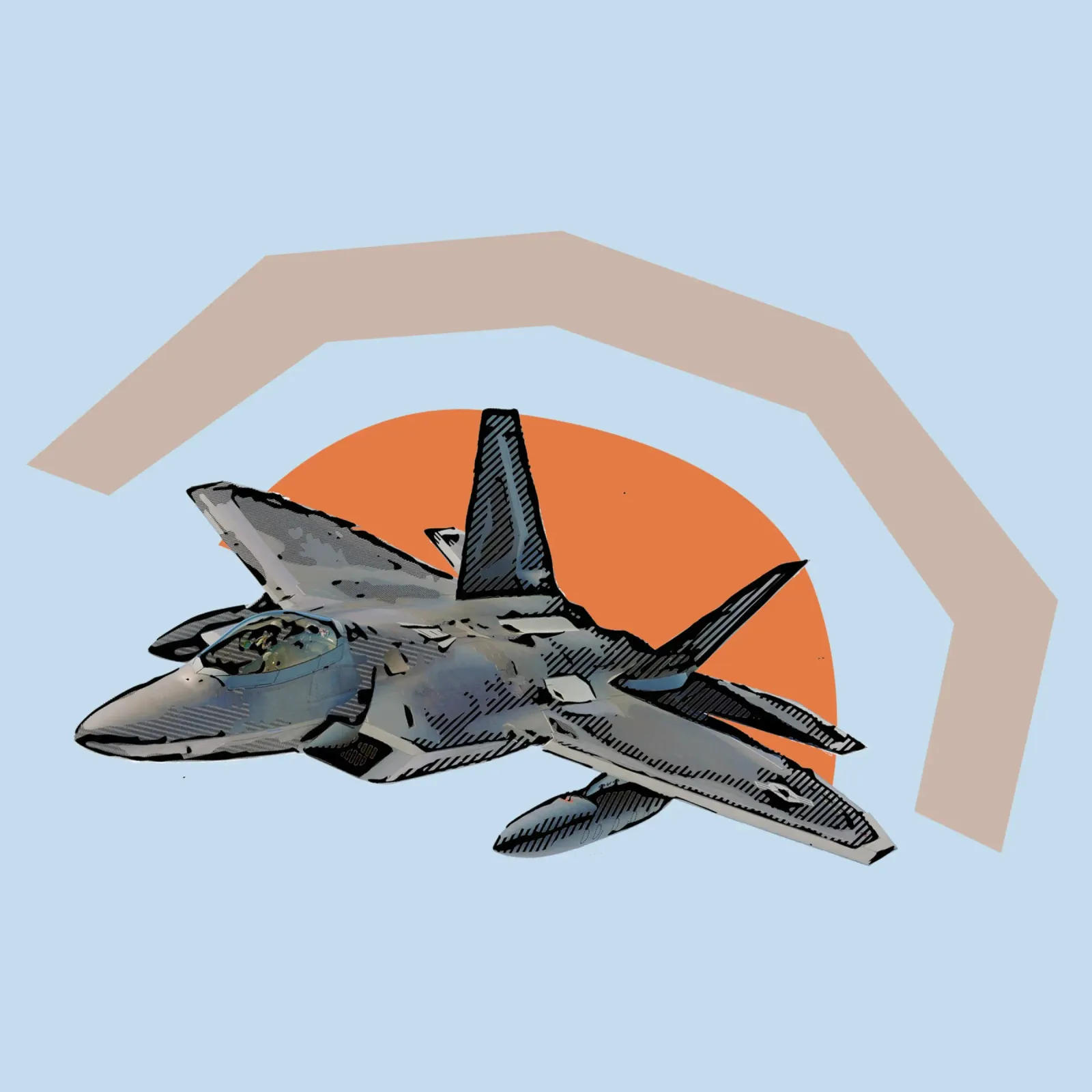 FA-18 pellicola backlit da Gunawan Rb