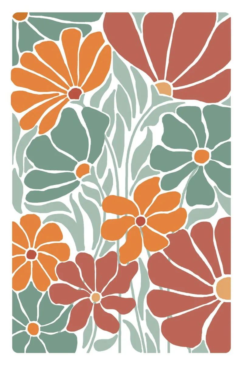Fleur-vert-2 carta hahnemühle da alexiableu