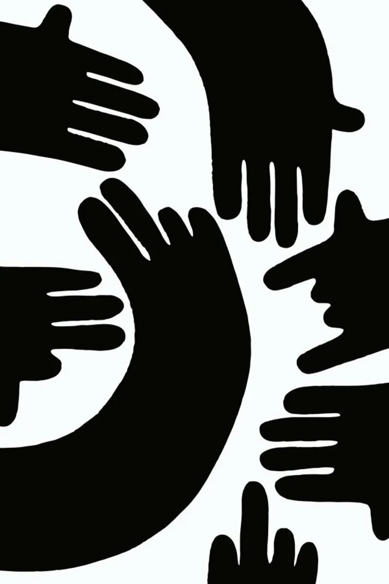 Hands pellicola backlit da Richard Hood