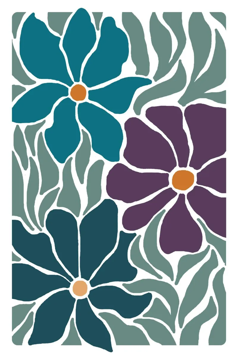 Fleur-violet-2 carta hahnemühle da alexiableu