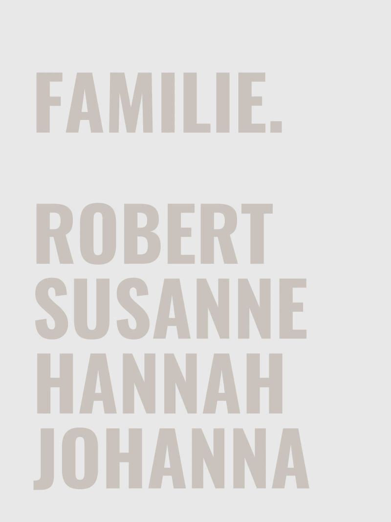 Family names Poster von pv design