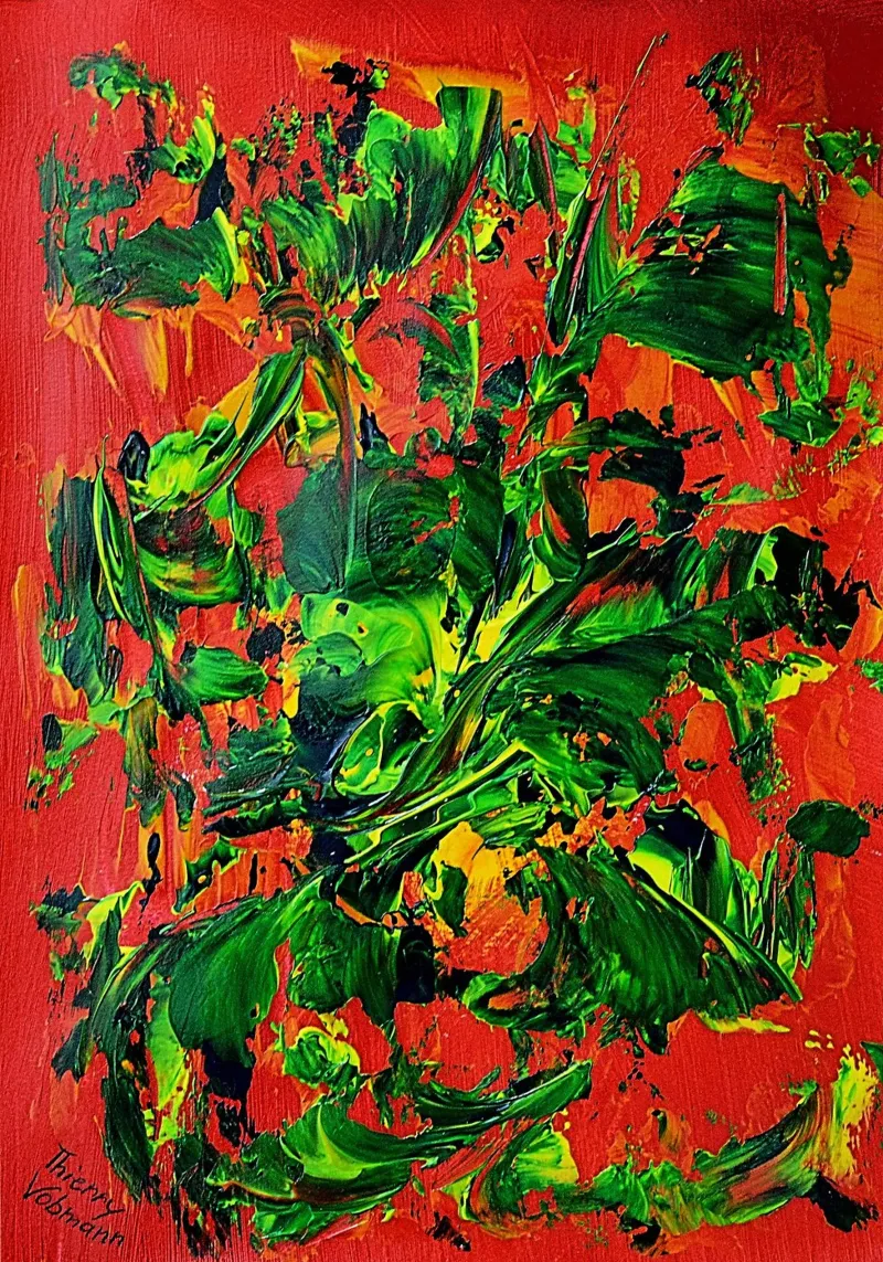 IDEAL GIFT 21 hahnemühle by Thierry Vobmann Abstract painting