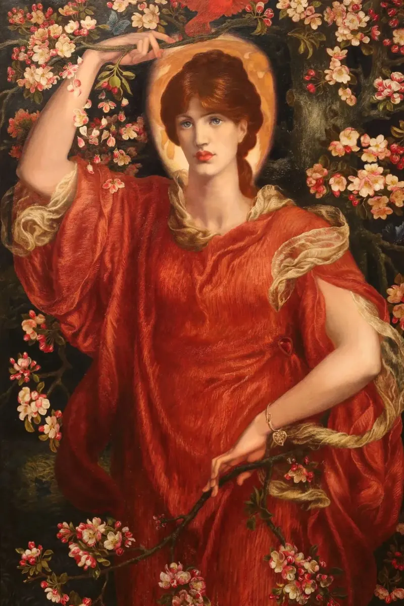 Dante Gabriel Rossetti - A vision of Fiammetta pellicola backlit da Timeless Artworks
