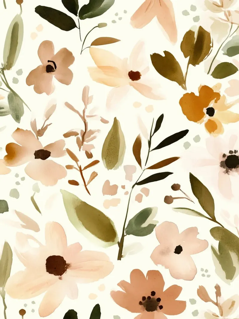 Pastel Flower Collection No 2 pellicola backlit da treechild