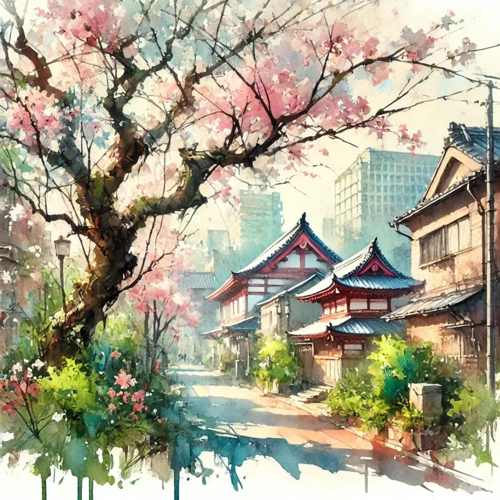 Tokyo neighborhood poster by Travel with Chris