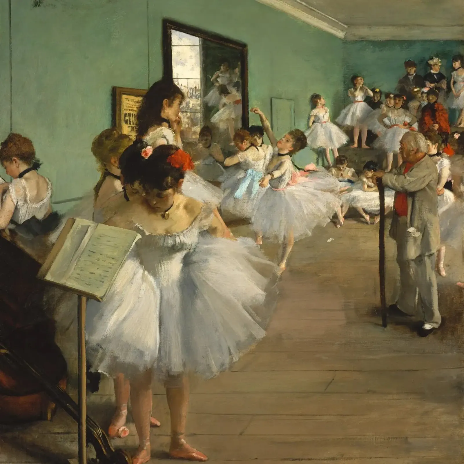Edgar Degas - La classe di danza pellicola backlit da Timeless Artworks