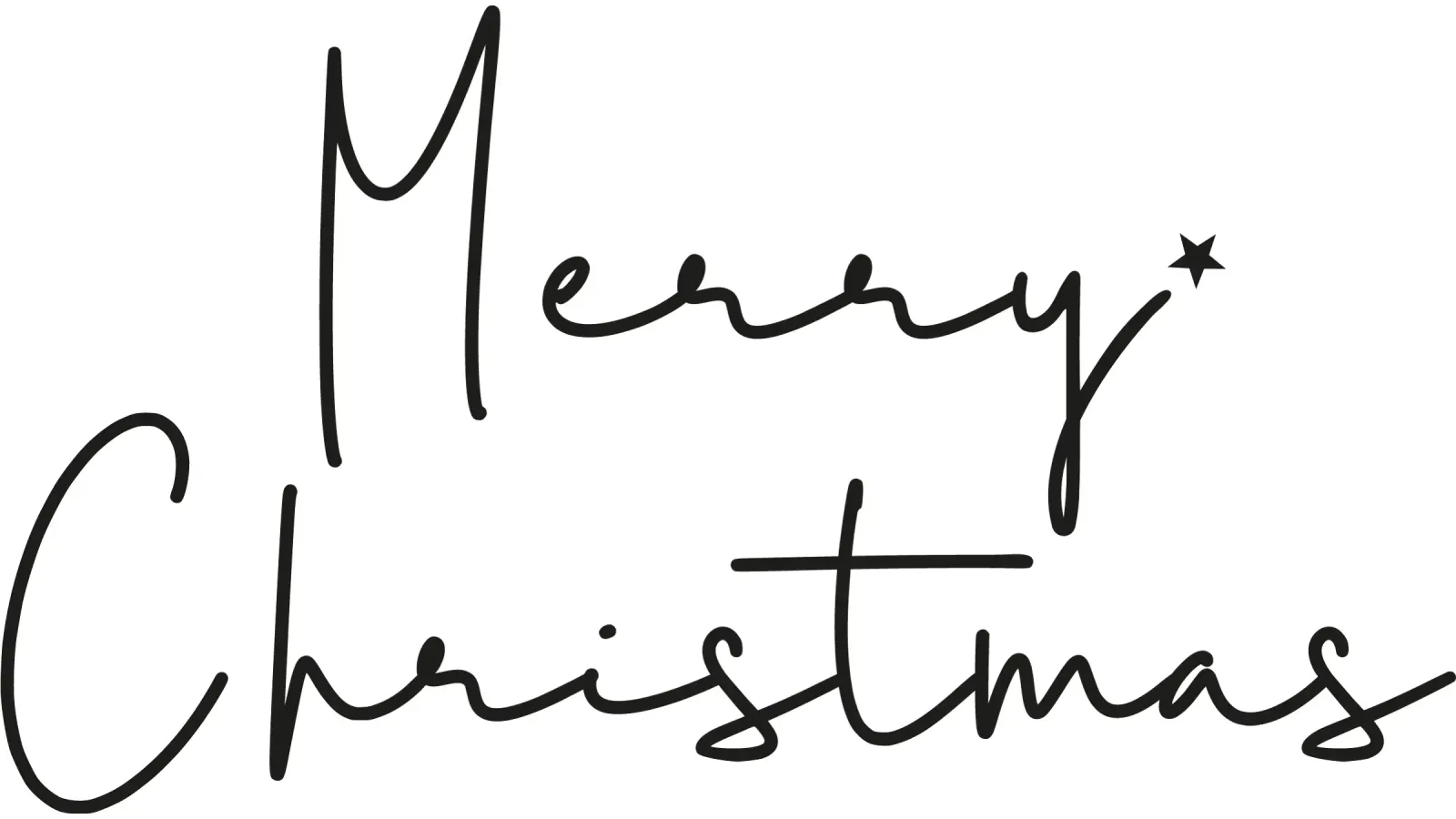 Merry Christmas acrylic glass by LOVS DESIGN