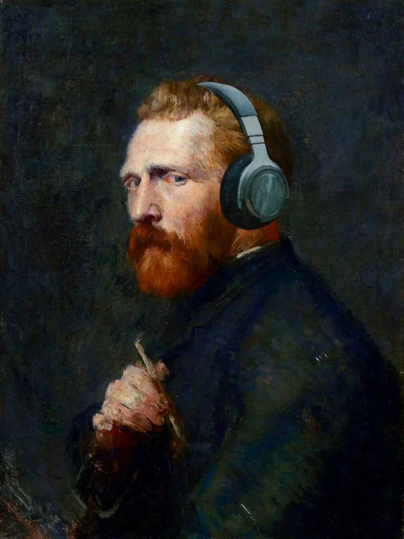 Vincent – Van Gogh’s Self-Portrait with a Modern Twist poster by Studio Mooodz
