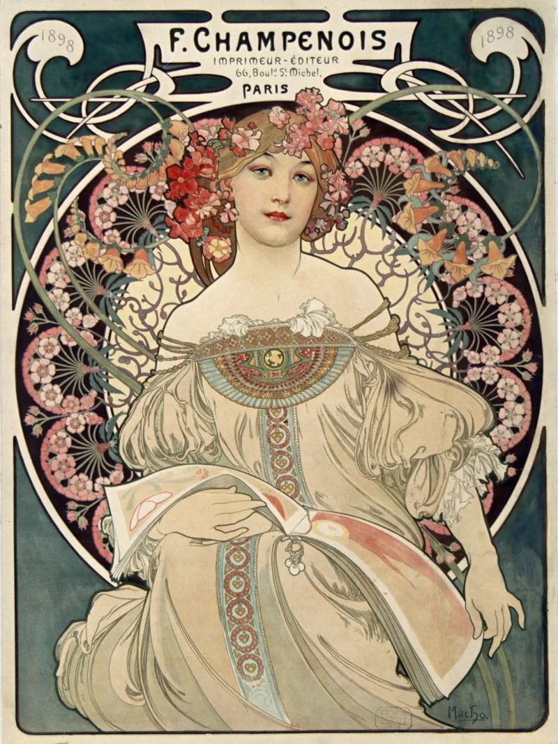 Alphonse Mucha - Reverie poster da William Store