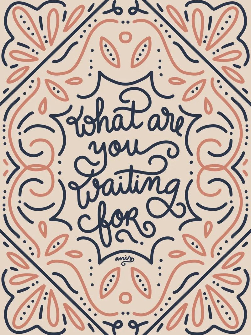 What are you waiting for? pellicola backlit da anisillustration