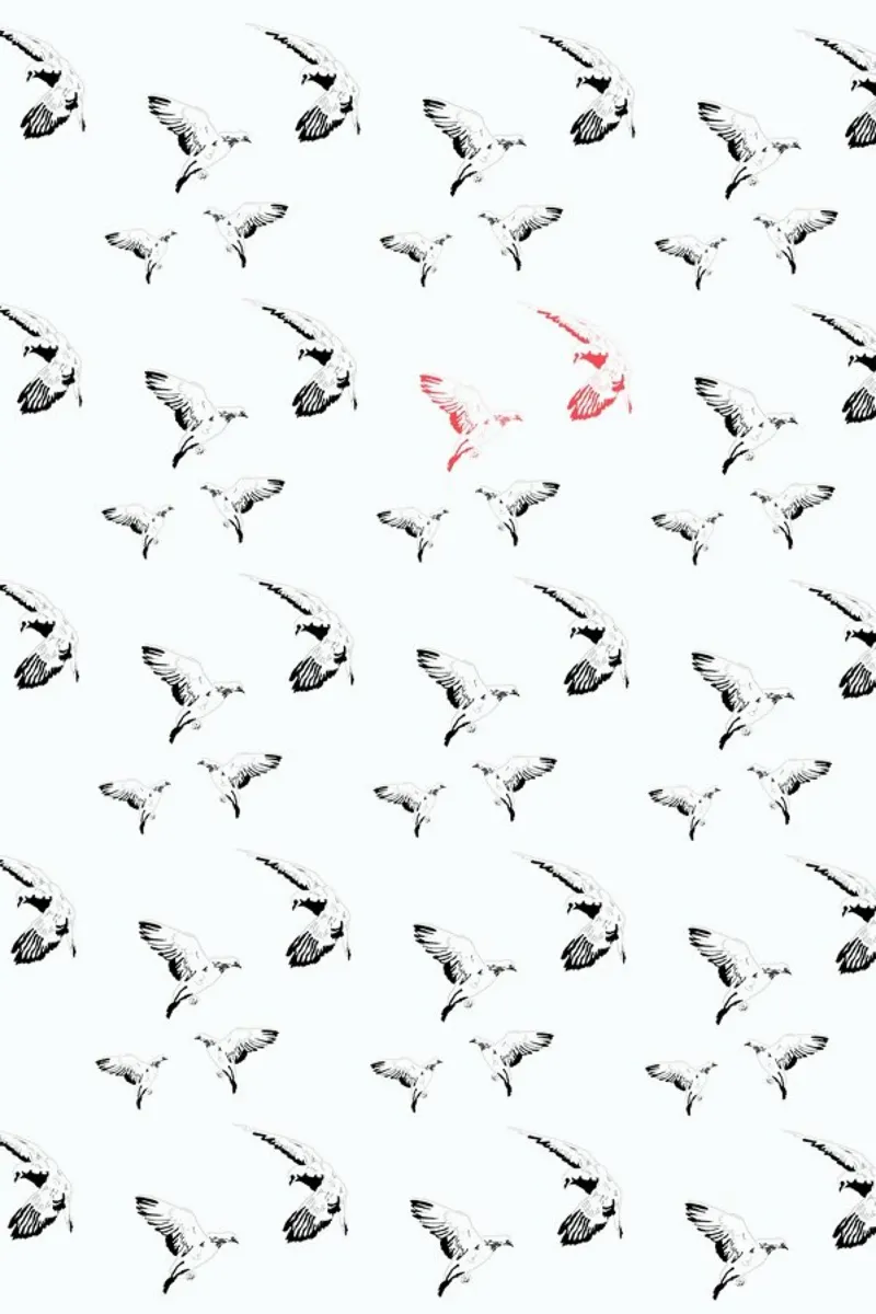 Mouettes hahnemühle by La Belette Rose