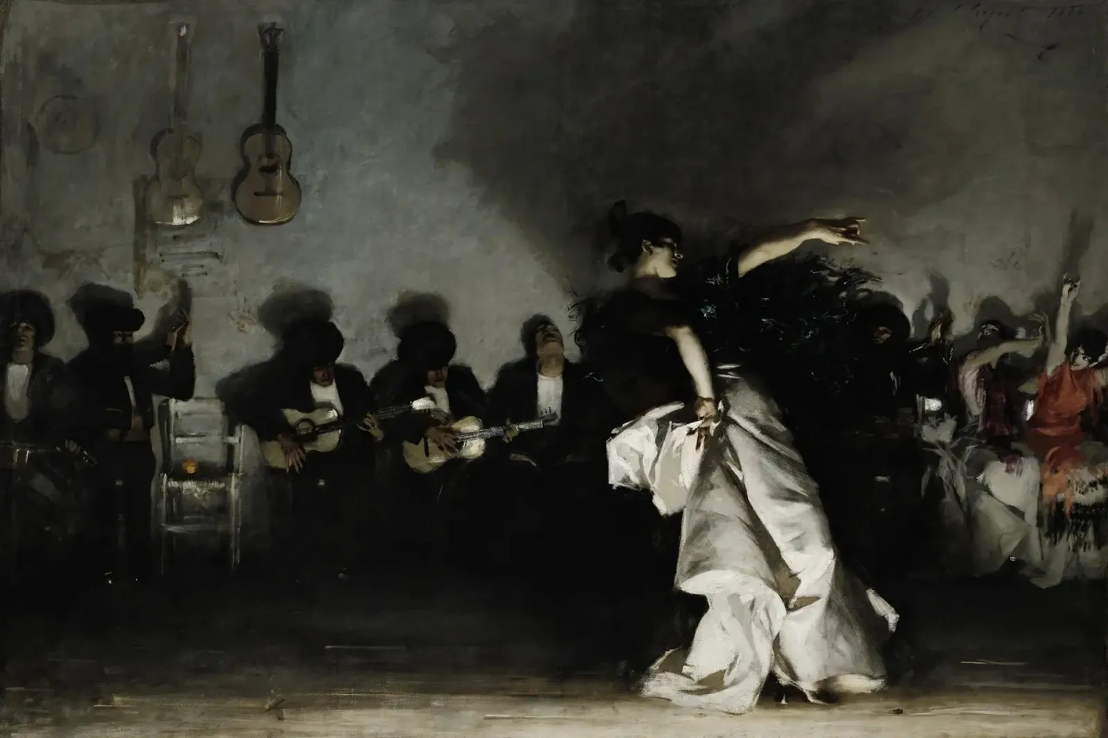 John Singer Sargent - El Jaleo (1882) poster con telaio in plastica da Timeless Artworks