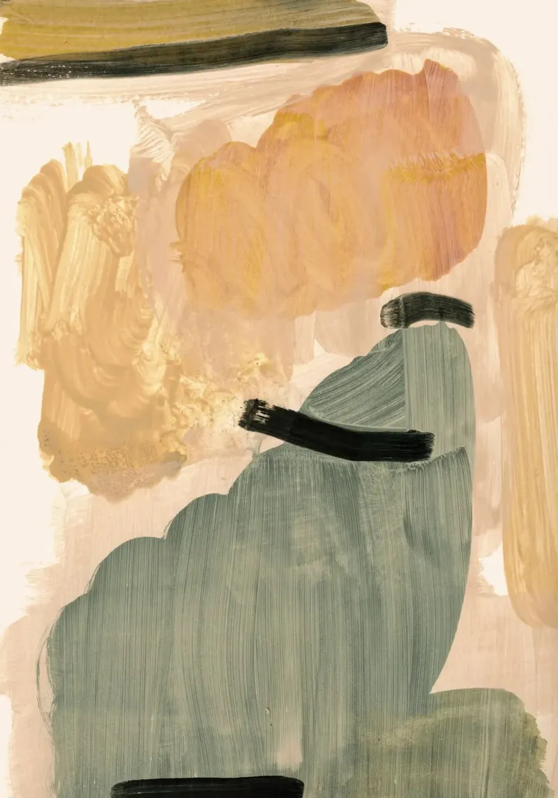 Abstract Painting XXV alluminio dibond da IRIS LEHNHARDT FINE ART