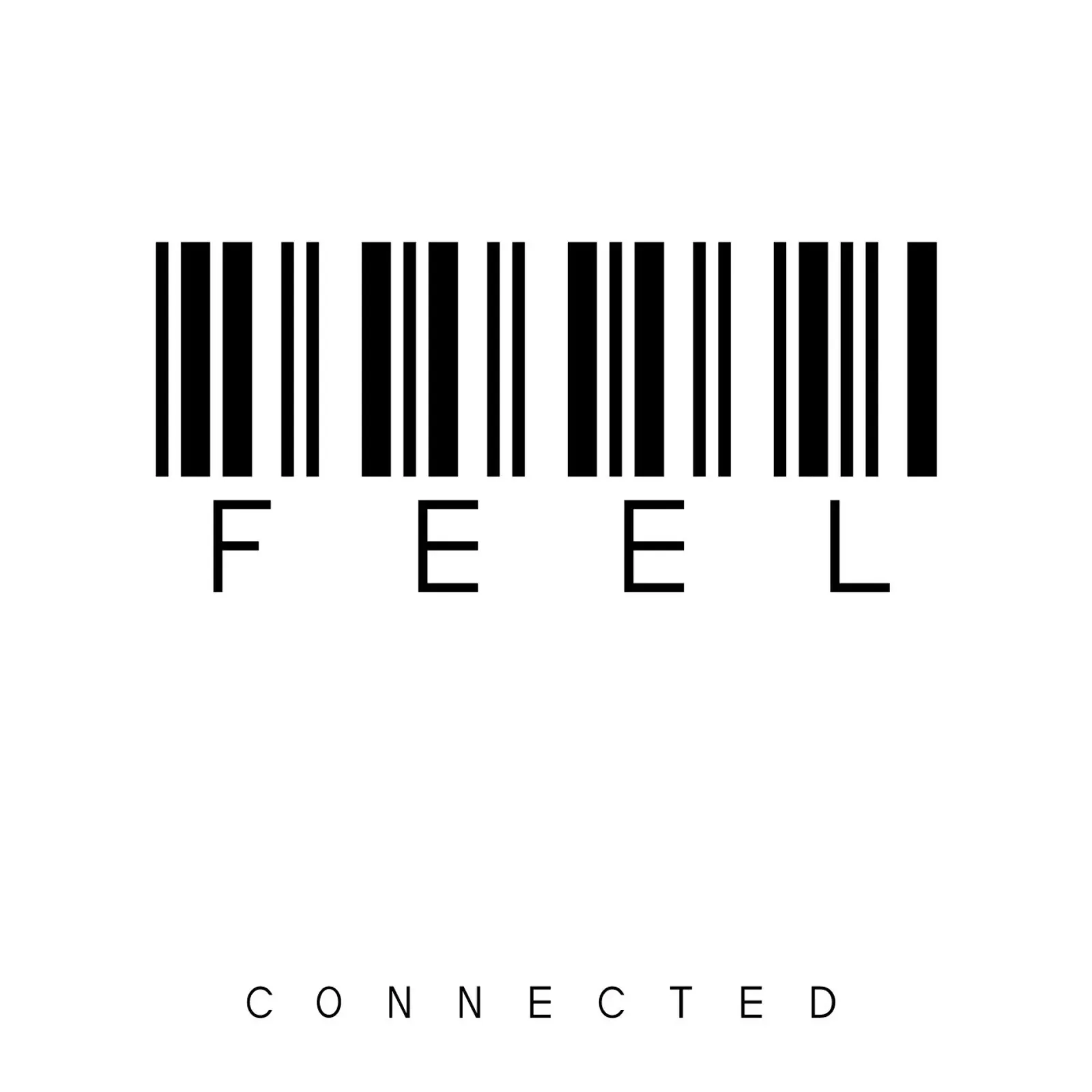 Barcode FEEL poster with aluminum frame by steffi | wordART