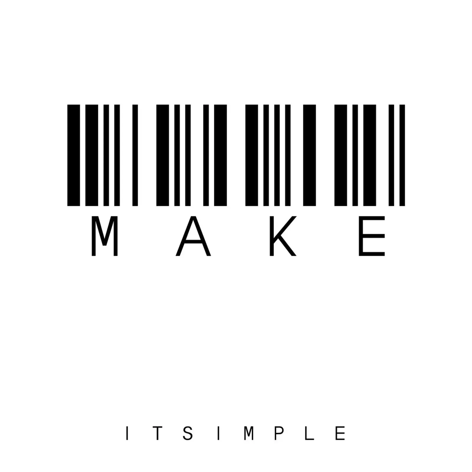 Barcode MAKE plexiglass da steffi | wordART