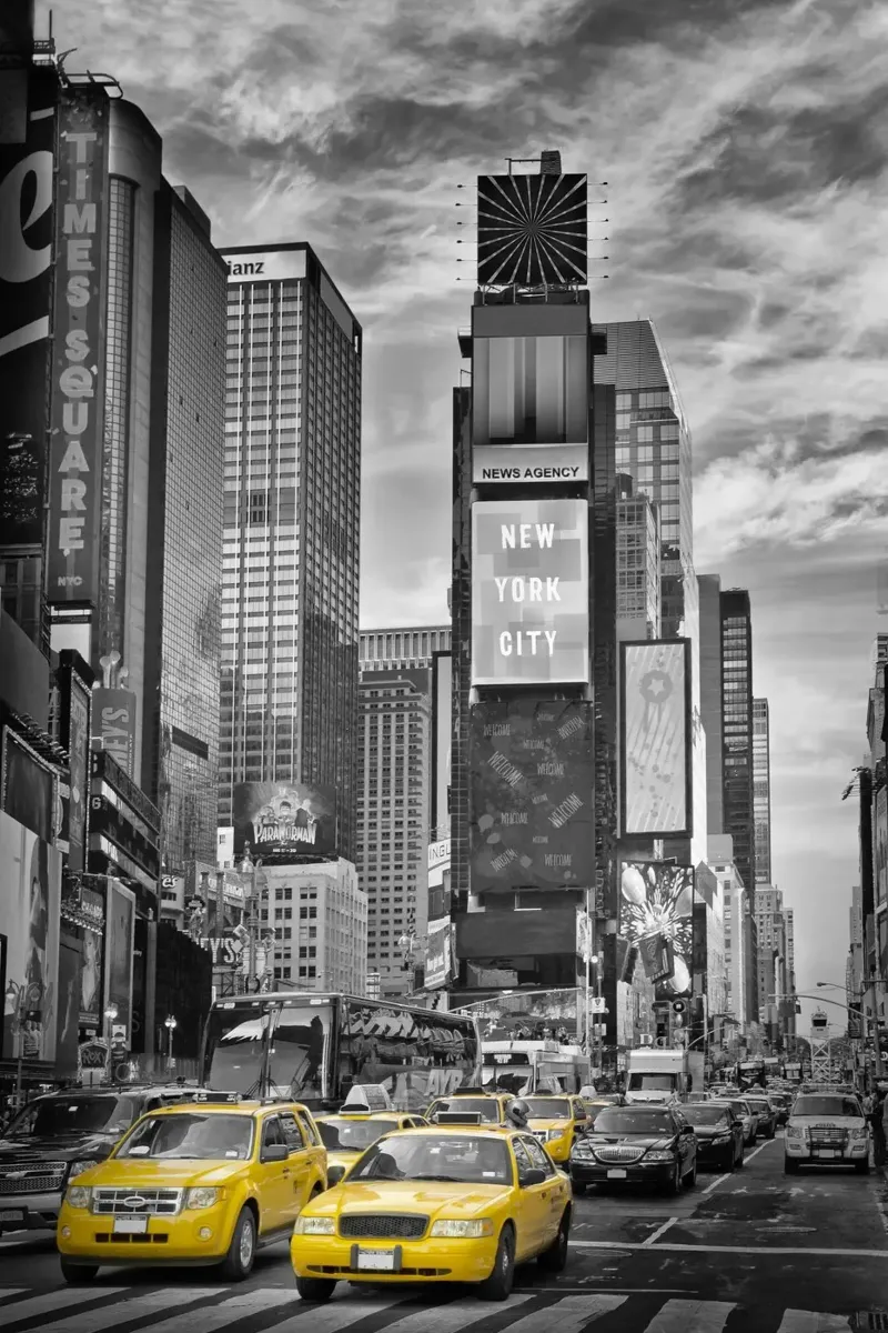 NEW YORK CITY Times Square | Colorkey pellicola backlit da Melanie Viola
