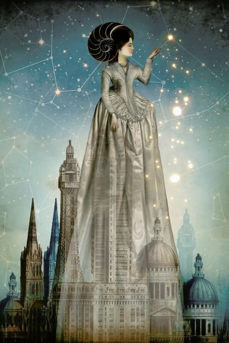 Abrakadabra poster con telaio in alluminio da Catrin Welz-Stein