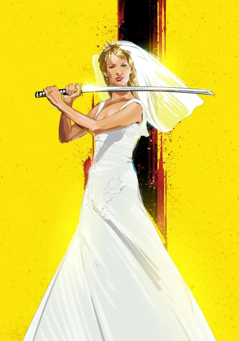 The Bride poster con telaio in plastica da nabakumov