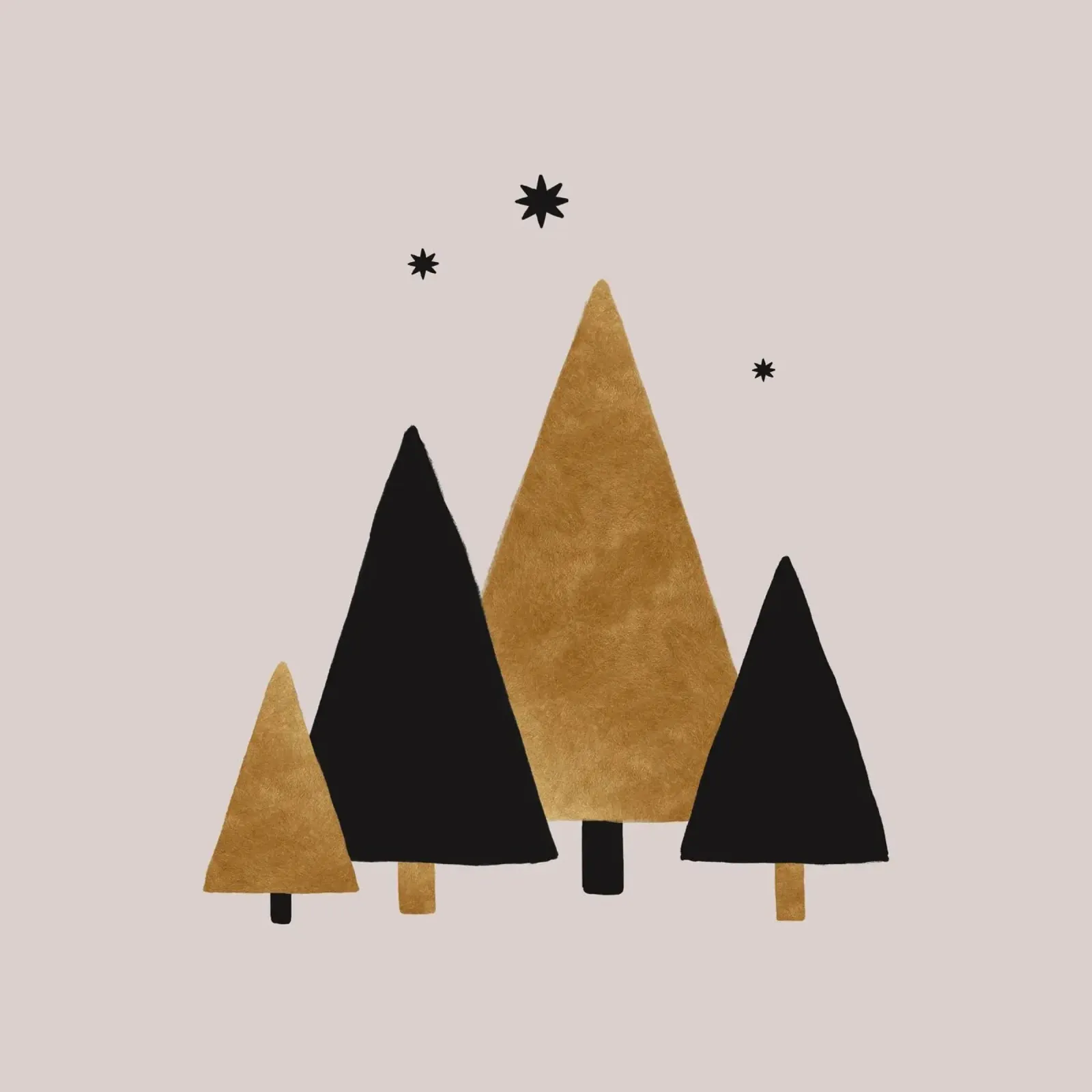 Xmas Trees & Stars hahnemühle by Orara Studio