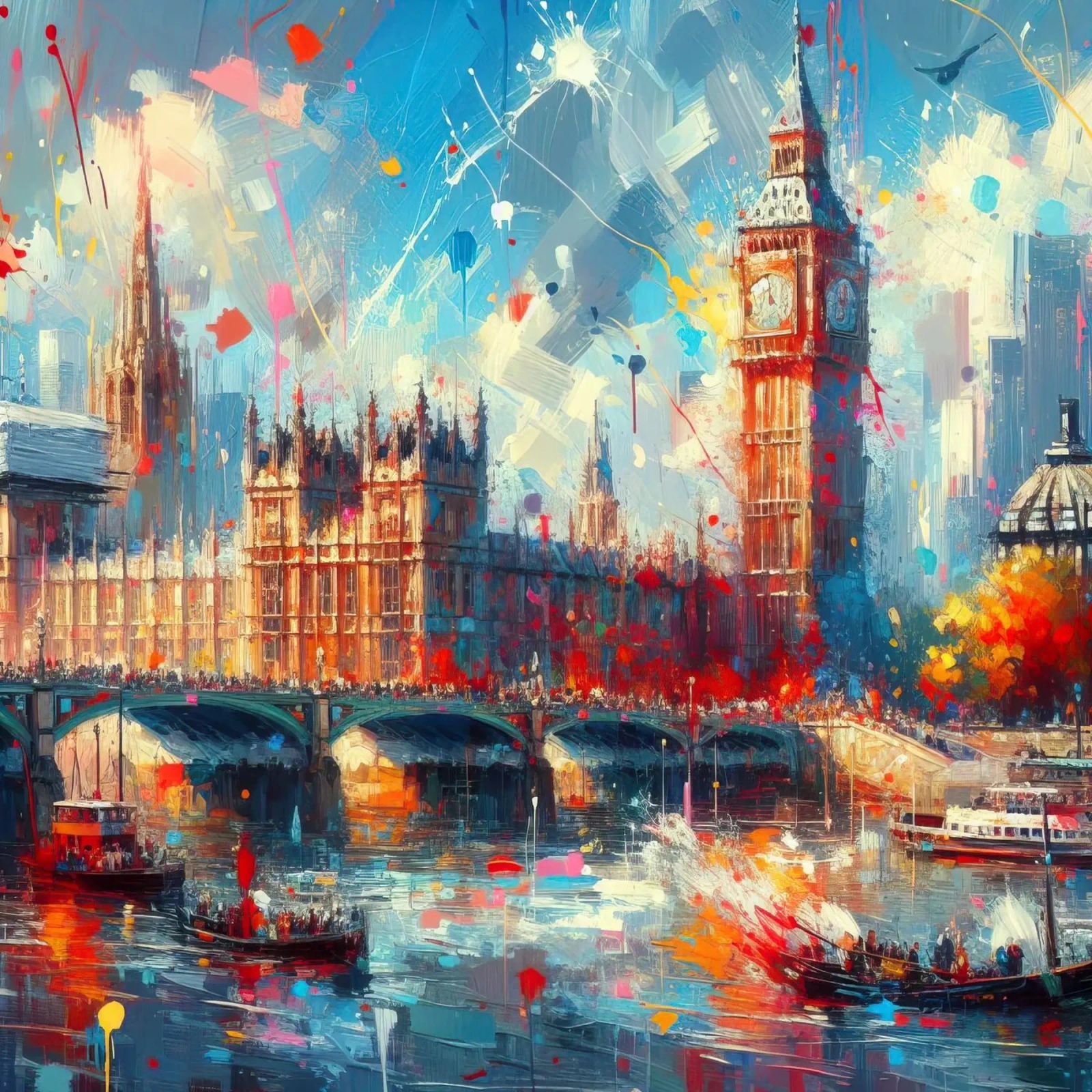 london watercolor poster by ARTVI-SHOP