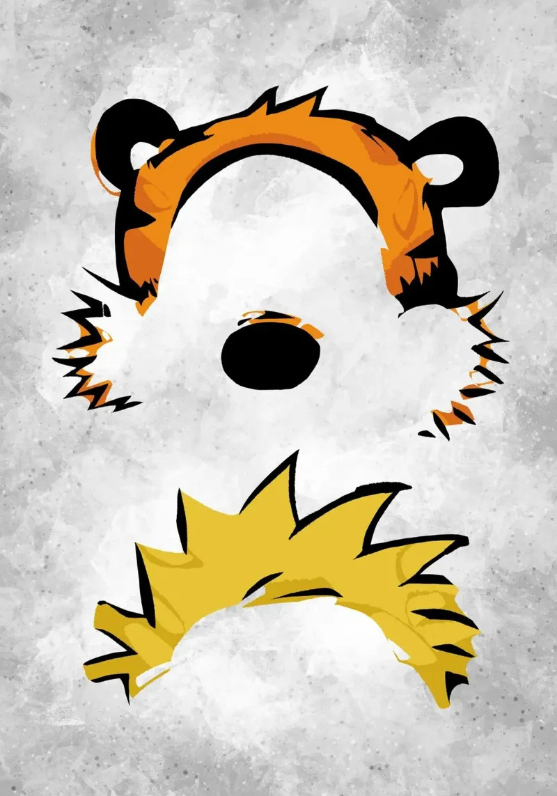 Calvin and Hobbes poster da nabakumov